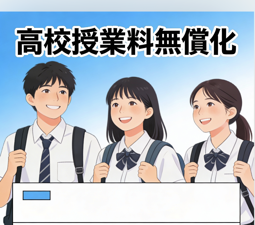 ２０２６年度より高校無償化の補償が拡充